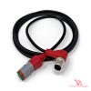 DT-Compatible 2-Pin Female to M12 Male 90° Cable, 18 AWG PUR, 1.5 m DT-Compatible 2-Pin Female to M12 Male 90° Cable, 18 AWG PUR, 1.5 m