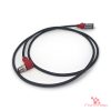 DT-Compatible 2-Pin Female to M12 Male 90° Cable, 18 AWG PUR, 1.5 m (view 4) DT-Compatible 2-Pin Female to M12 Male 90° Cable, 18 AWG PUR, 1.5 m (view 4)