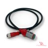 DT-Compatible 4-Pin Female to M12 Female Cable, 18 AWG PUR, 1.0 m DT-Compatible 4-Pin Female to M12 Female Cable, 18 AWG PUR, 1.0 m
