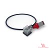 DT-Compatible 4-Pin Female to DIN Valve Form A Cable, LED + Suppression, 18 AWG PUR, 0.6 m