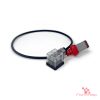 DT-Compatible 4-Pin Female to DIN Valve Form A Cable, LED + Suppression, 18 AWG PUR, 0.6 m (view 2)