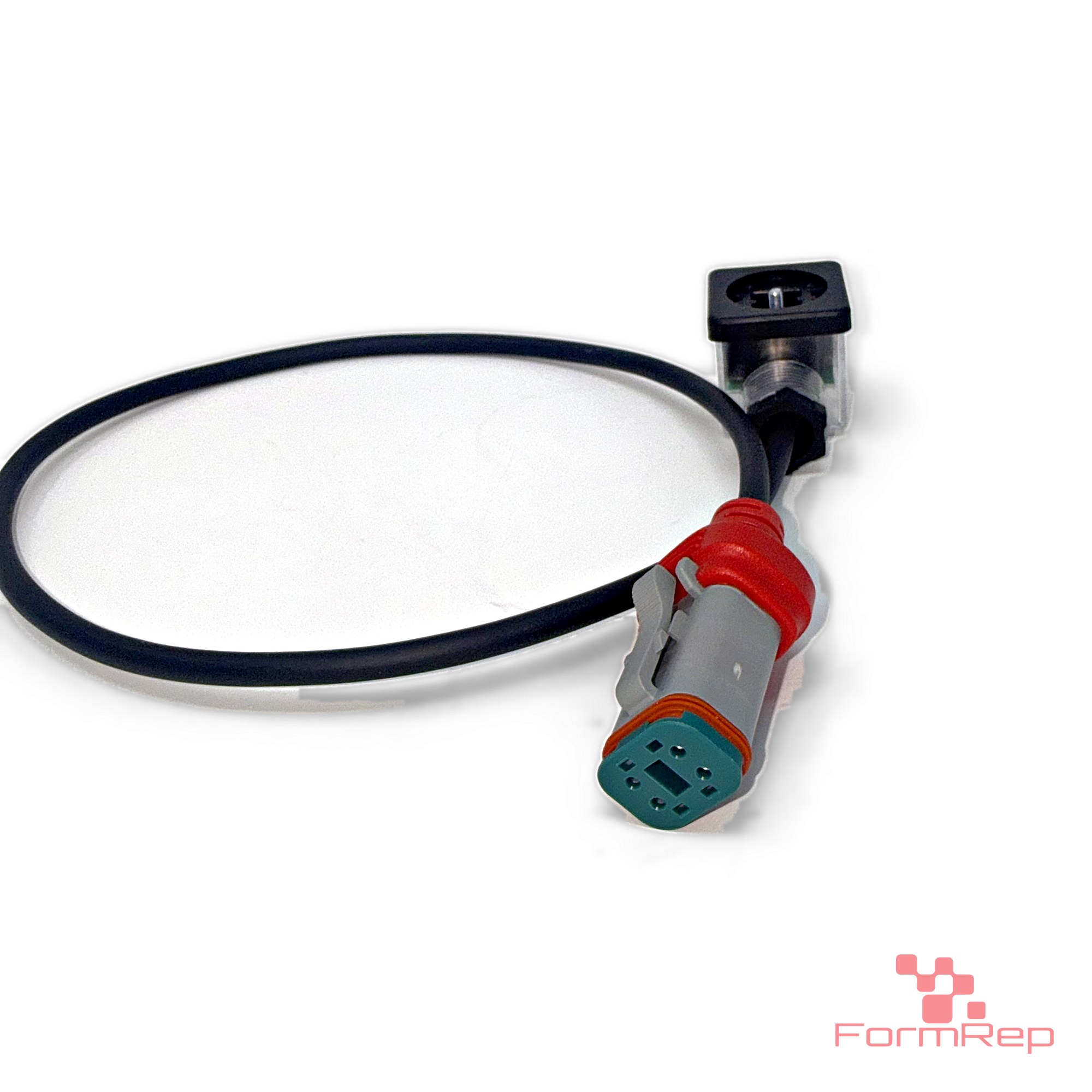 DT-Compatible 4-Pin Female to DIN Valve Form A Cable, LED + Suppression, 18 AWG PUR, 0.6 m (view 9)