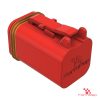 Socket Lock 6-pin DT-style sealing plug, red, with molded FormRep logo