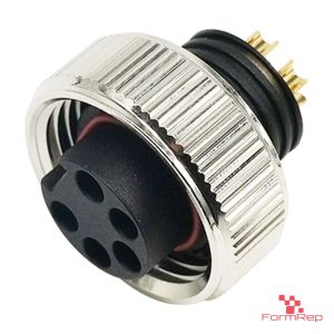 7/8" 5-Pin Female Solder Connector