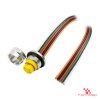 7/8" 5-Pin Female Front Panel-Mount Receptacle, Pre-Wired Leads 7/8" 5-Pin Female Front Panel-Mount Receptacle, Pre-Wired Leads