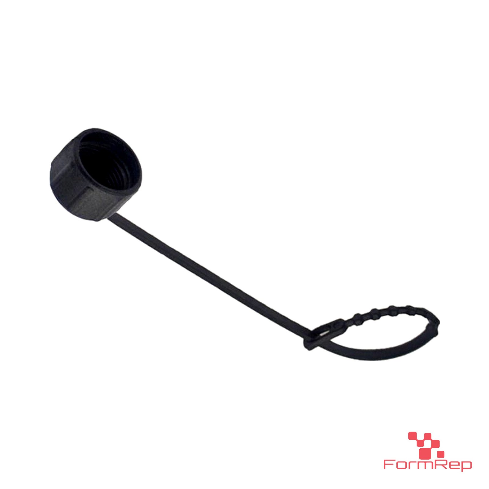 M12 protective cap, internal thread, nylon, with tether M12 protective cap, internal thread, nylon, with tether
