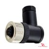 M12 A-Coded Field-Attachable Connector, female right-angle M12 A-Coded Field-Attachable Connector, female right-angle
