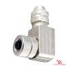 M12 A-Coded Field-Attachable Connector, Metal, Shielded, female right-angle
