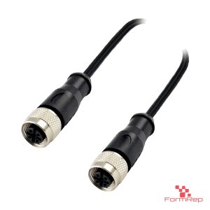 M12 A-Coded Female to Female Straight Cable