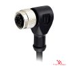 M12 B-Coded Female Right-Angle Molded Cable, Single-Ended M12 B-Coded Female Right-Angle Molded Cable, Single-Ended