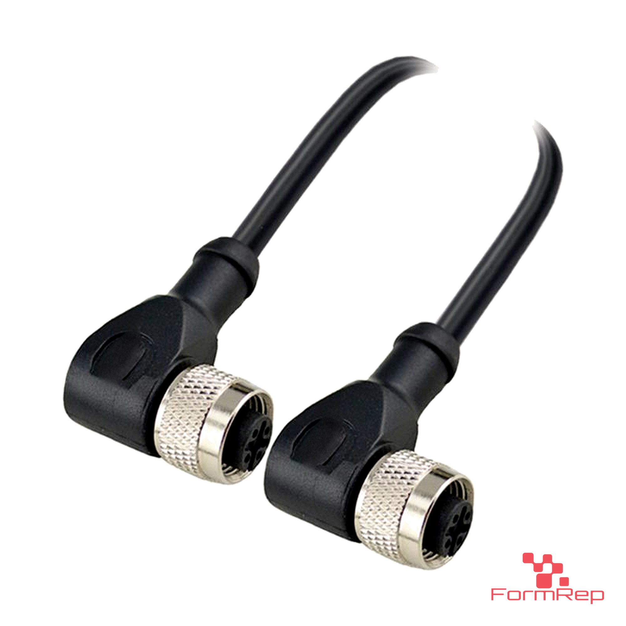 M12 B-Coded Female to Female Right-Angle Cable M12 B-Coded Female to Female Right-Angle Cable