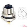 M12 C-Coded Panel-Mount Receptacle, Solder Cups, female straight, rear mount, 2P.jp-pin M12 C-Coded Panel-Mount Receptacle, Solder Cups, female straight, rear mount, 2P.jp-pin