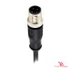 M12 D-Coded Male Straight Molded Cable, Single-Ended M12 D-Coded Male Straight Molded Cable, Single-Ended