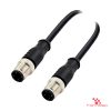 M12 D-Coded Male to Male Straight Cable