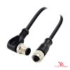 M12 D-Coded Male Right-Angle to Female Straight Cable M12 D-Coded Male Right-Angle to Female Straight Cable