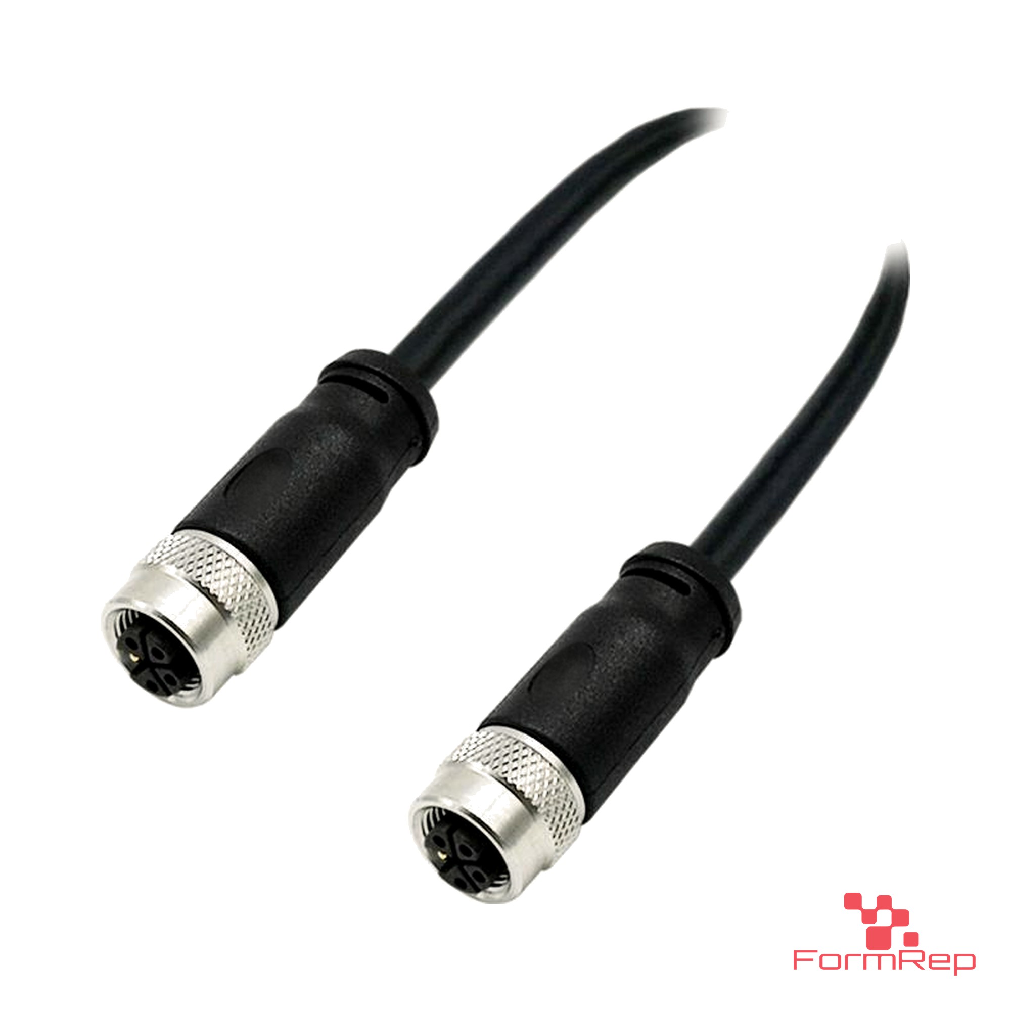 M12 K-Coded Female to Female Straight Cable M12 K-Coded Female to Female Straight Cable