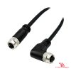 M12 K-Coded Female Straight to Female Right-Angle Cable M12 K-Coded Female Straight to Female Right-Angle Cable