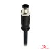 M12 K-Coded Male Straight Molded Cable, Single-Ended M12 K-Coded Male Straight Molded Cable, Single-Ended