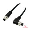 M12 K-Coded Male Straight to Male Right-Angle Cable M12 K-Coded Male Straight to Male Right-Angle Cable