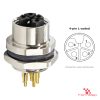 M12 L-Coded Panel-Mount Receptacle, PCB Pins, female straight, rear mount, 4P.jp-pin M12 L-Coded Panel-Mount Receptacle, PCB Pins, female straight, rear mount, 4P.jp-pin