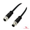 M12 S-Coded Male to Female Straight Extension Cable M12 S-Coded Male to Female Straight Extension Cable