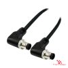 M12 S-Coded Male to Male Right-Angle Cable M12 S-Coded Male to Male Right-Angle Cable