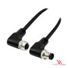 M12 T-Coded Male Right-Angle to Female Right-Angle Cable M12 T-Coded Male Right-Angle to Female Right-Angle Cable