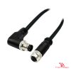 M12 T-Coded Male Right-Angle to Female Straight Cable M12 T-Coded Male Right-Angle to Female Straight Cable