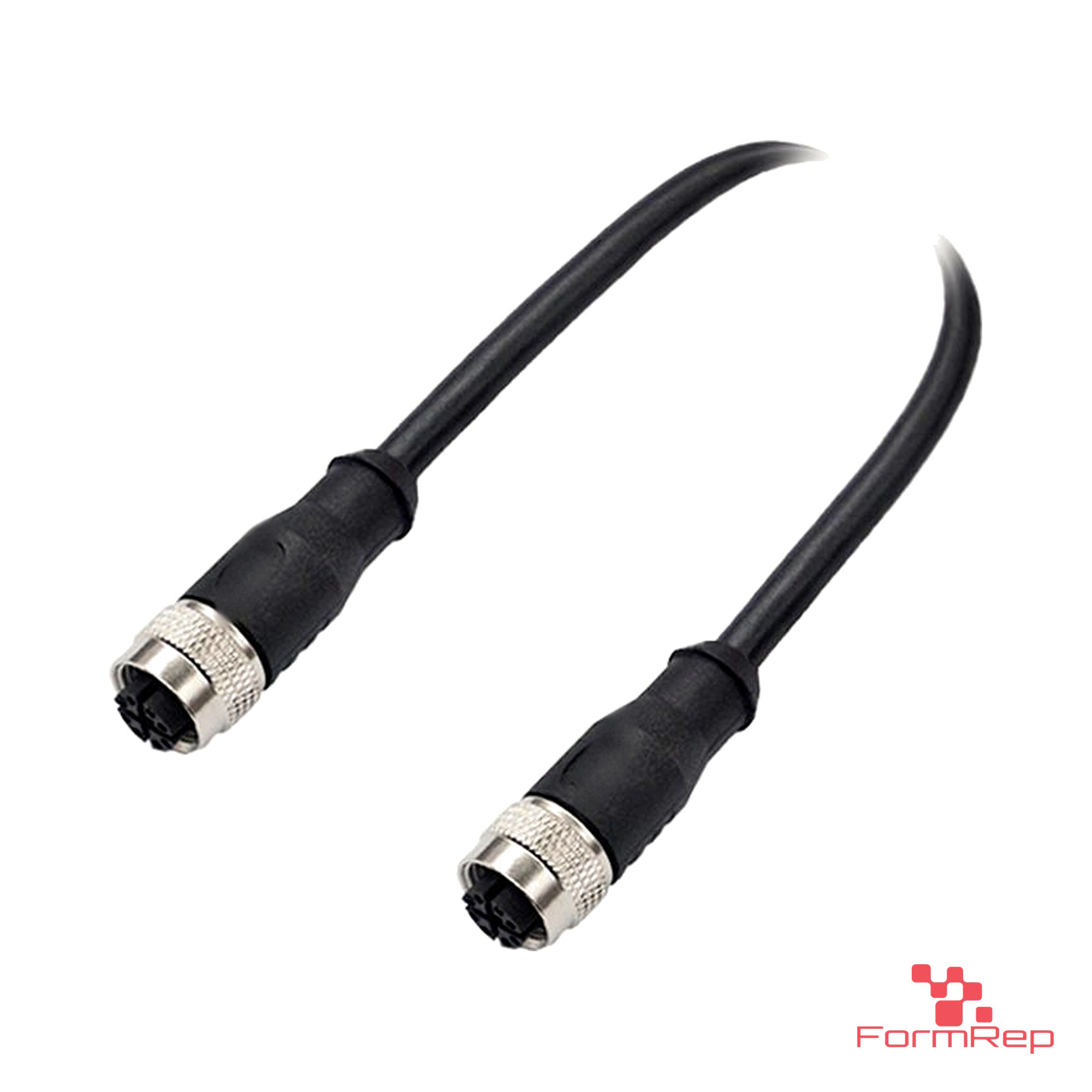 M12 X-Coded Female to Female Straight Cable M12 X-Coded Female to Female Straight Cable
