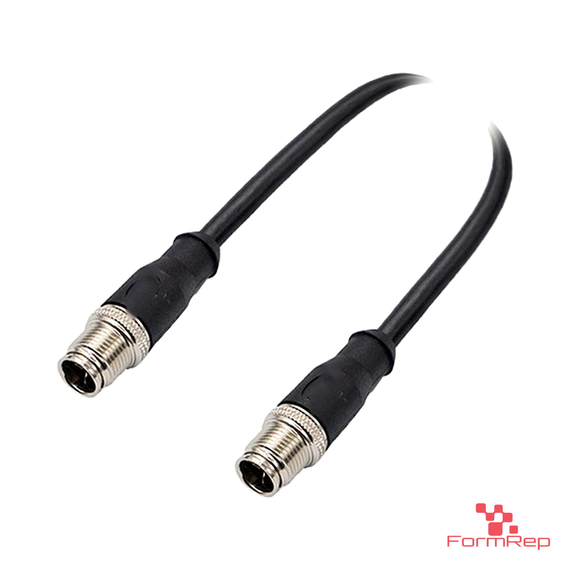 M12 X-Coded Male to Male Straight Cable M12 X-Coded Male to Male Straight Cable