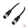 M12 Y-Coded Female to Female Straight Cable