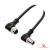 M12 Y-Coded Male Right-Angle to Female Right-Angle Cable M12 Y-Coded Male Right-Angle to Female Right-Angle Cable