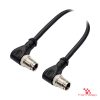 M12 Y-Coded Male to Male Right-Angle Cable M12 Y-Coded Male to Male Right-Angle Cable