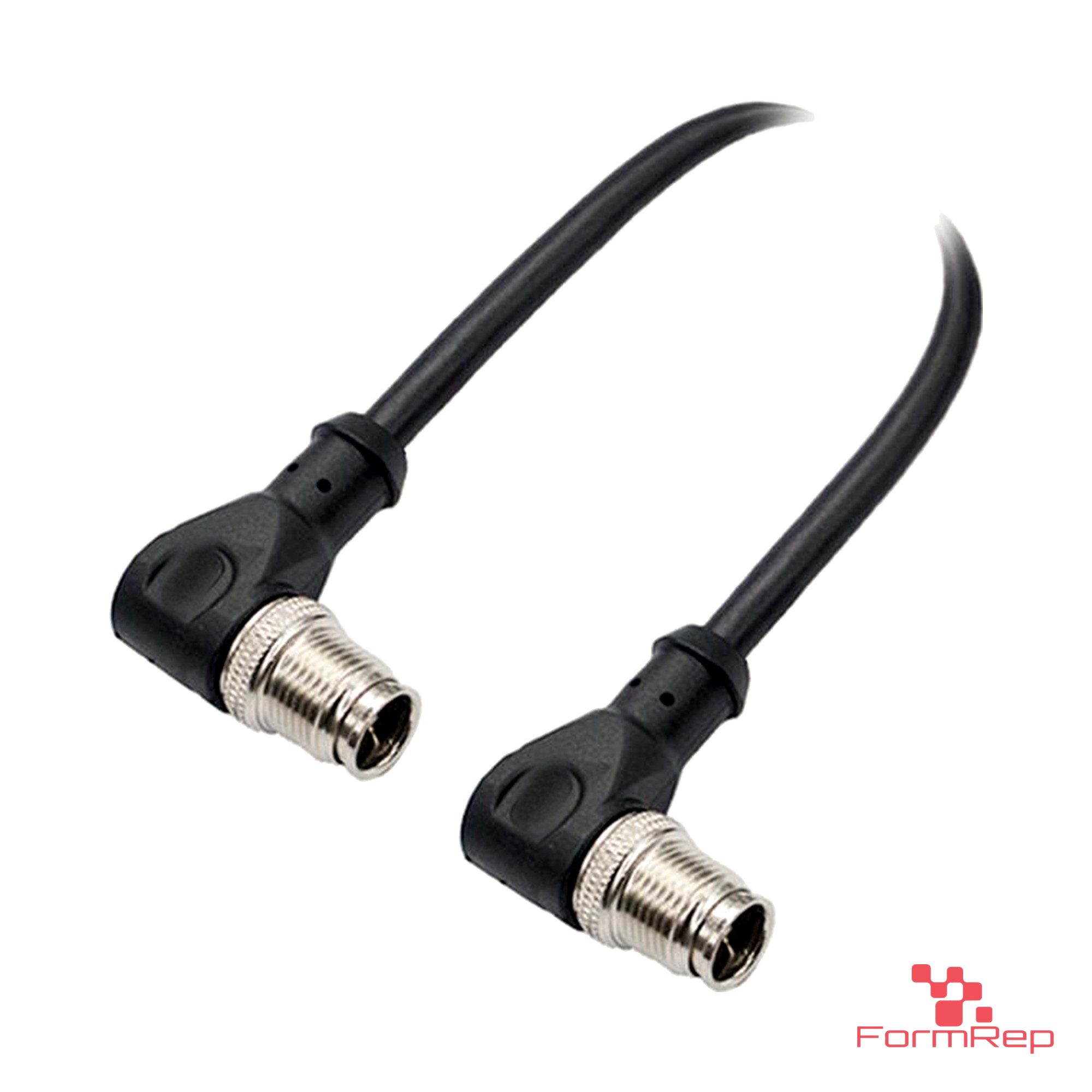 M12 Y-Coded Male to Male Right-Angle Cable M12 Y-Coded Male to Male Right-Angle Cable