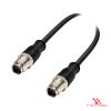 M12 Y-Coded Male to Male Straight Cable M12 Y-Coded Male to Male Straight Cable