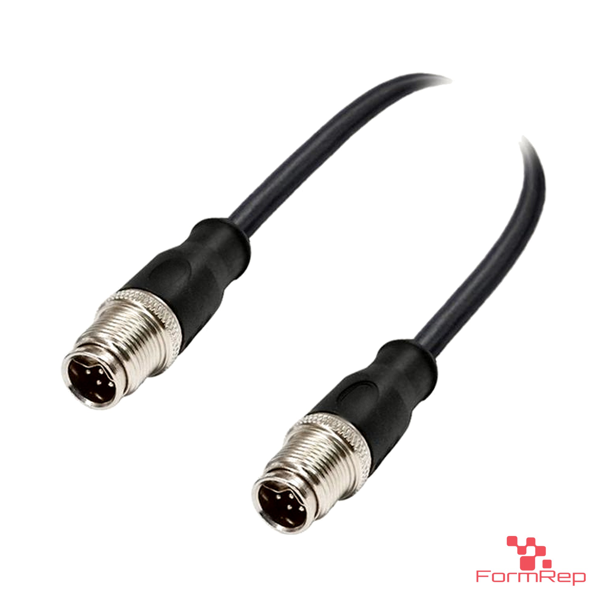M12 Y-Coded Male to Male Straight Cable M12 Y-Coded Male to Male Straight Cable