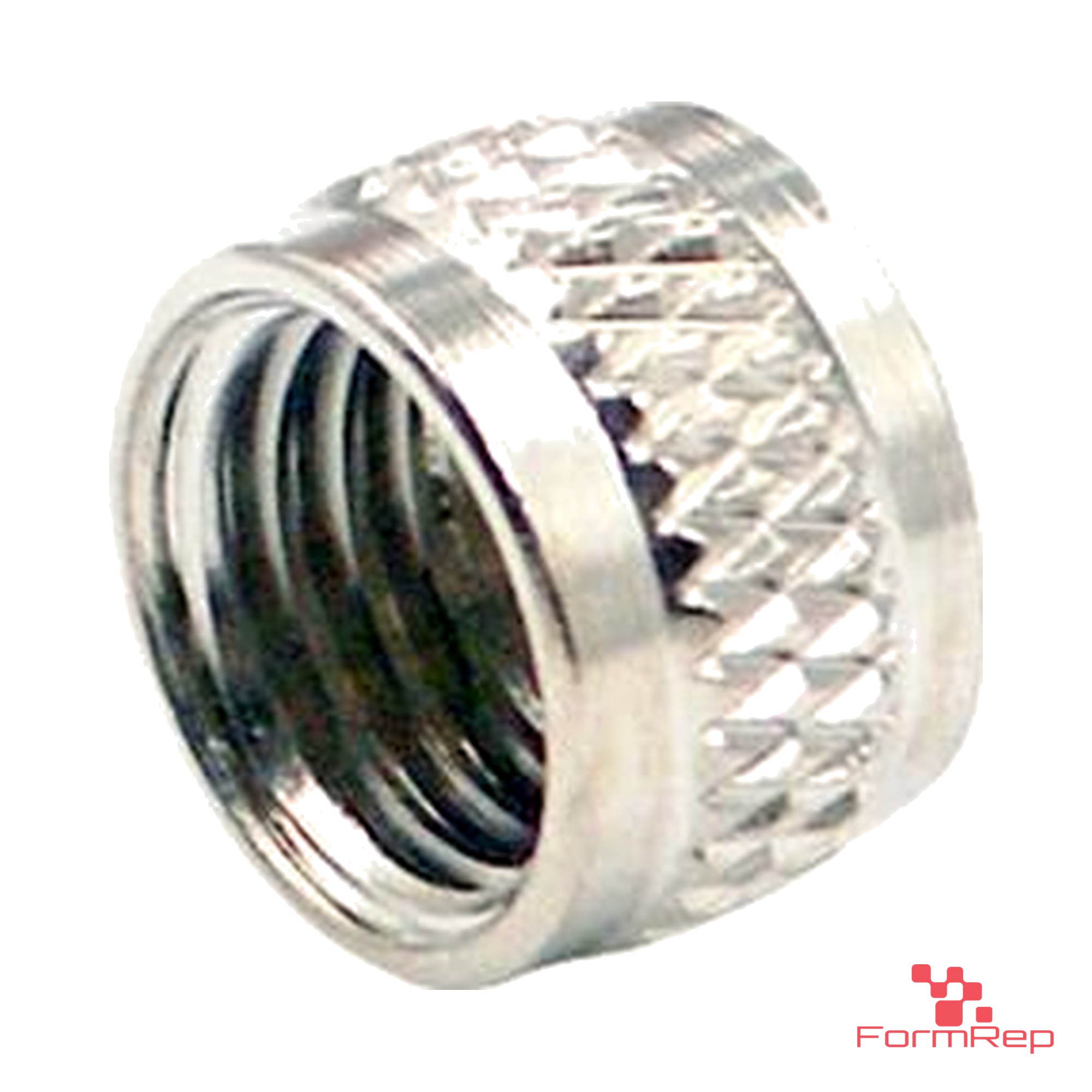 M8 protective cap, internal thread, nickel-plated brass