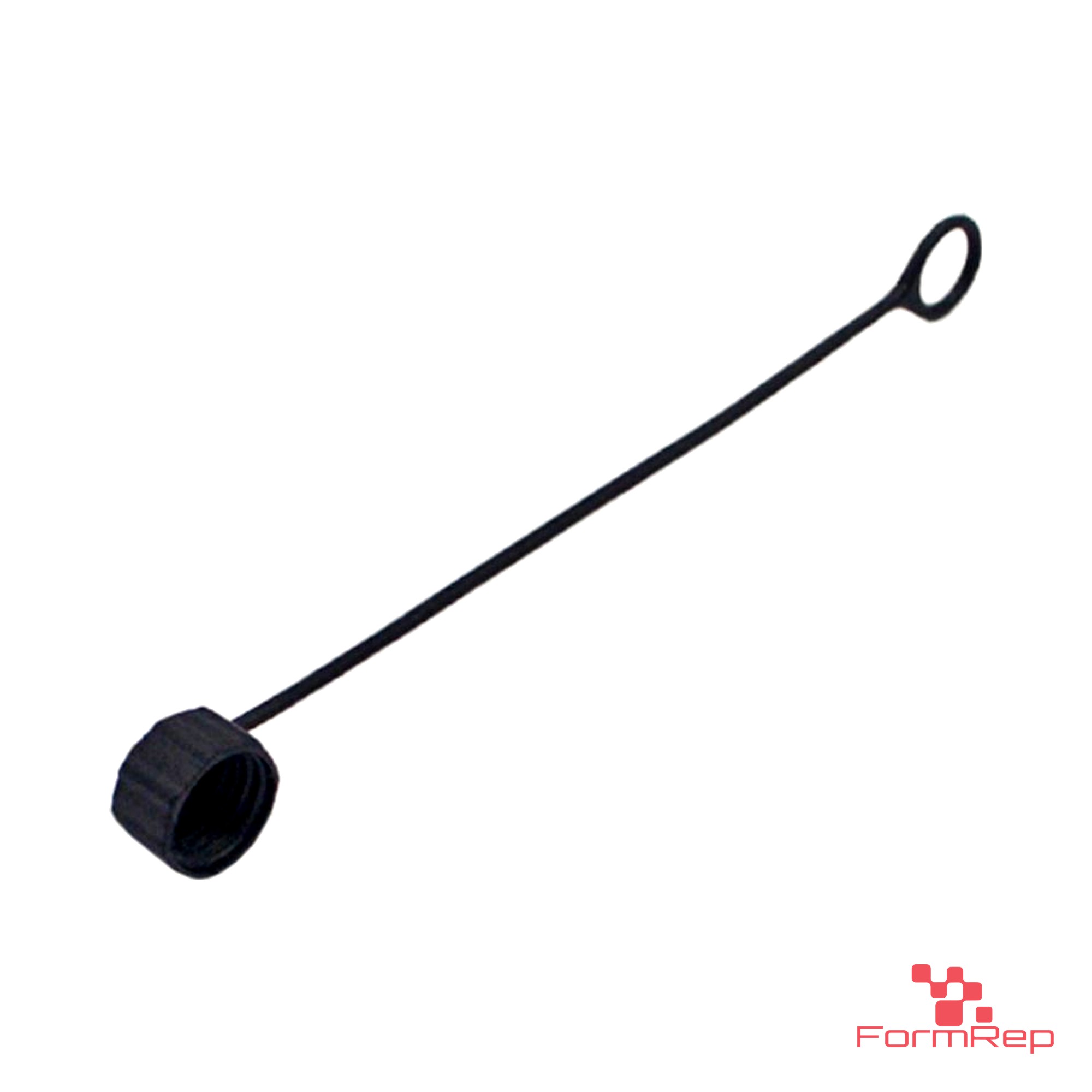 M8 protective cap, internal thread, nylon, tethered