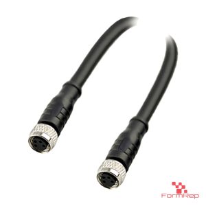 M8 Female to Female Straight Cable