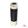 M8 A-Coded Field-Attachable Connector, Solder Termination, female straight M8 A-Coded Field-Attachable Connector, Solder Termination, female straight