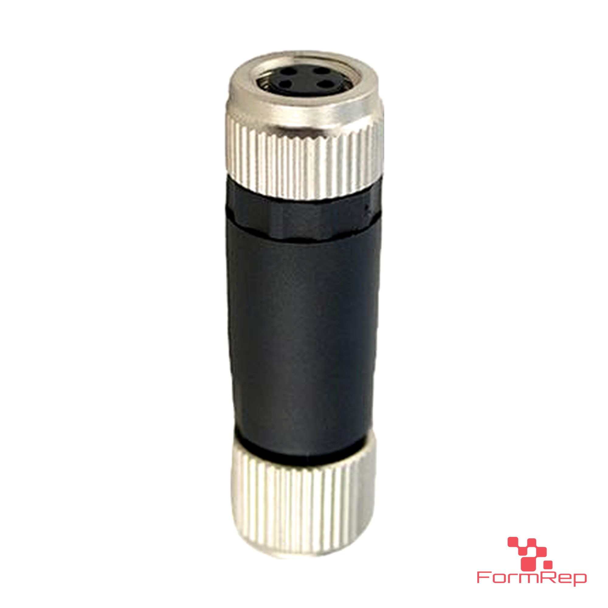 M8 A-Coded Field-Attachable Connector, Solder Termination, female straight M8 A-Coded Field-Attachable Connector, Solder Termination, female straight