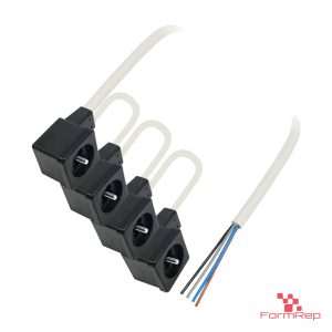 4-Valve Connector Harness, Form A, 2 + PE, Open End
