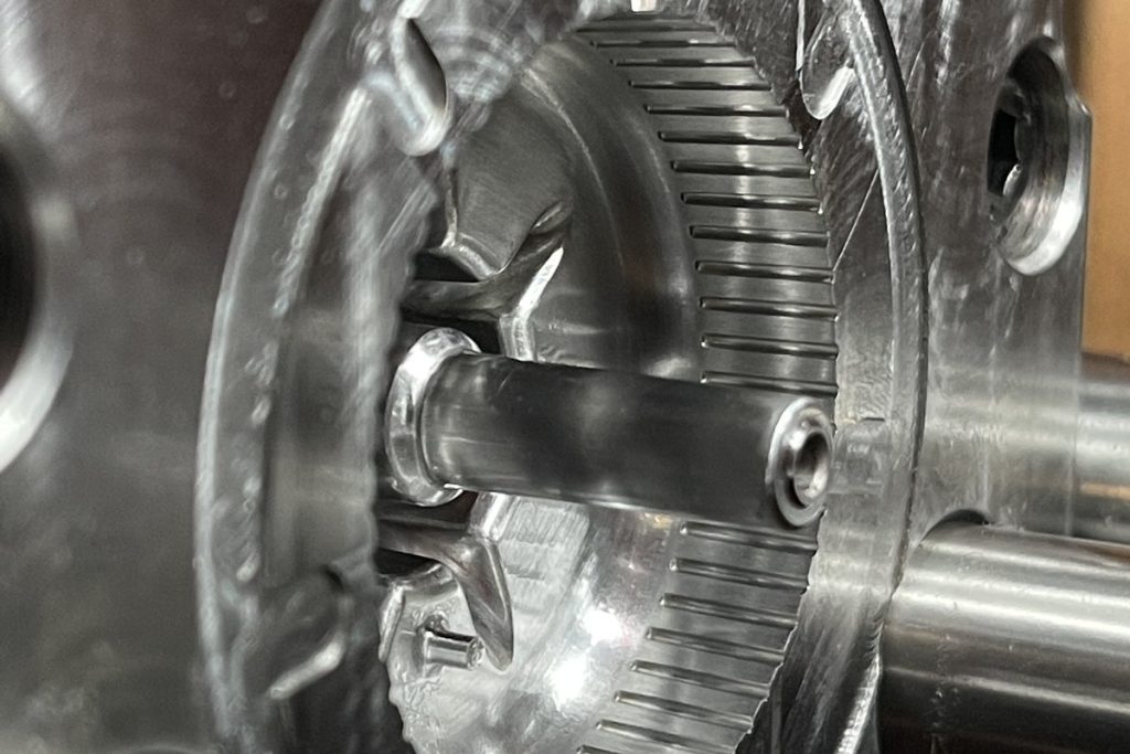 Machined steel mold tooling